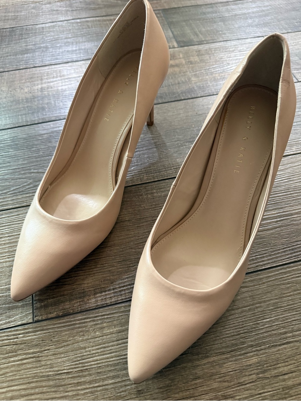 Kelly & Katie Blush Pointed-Toe Pumps